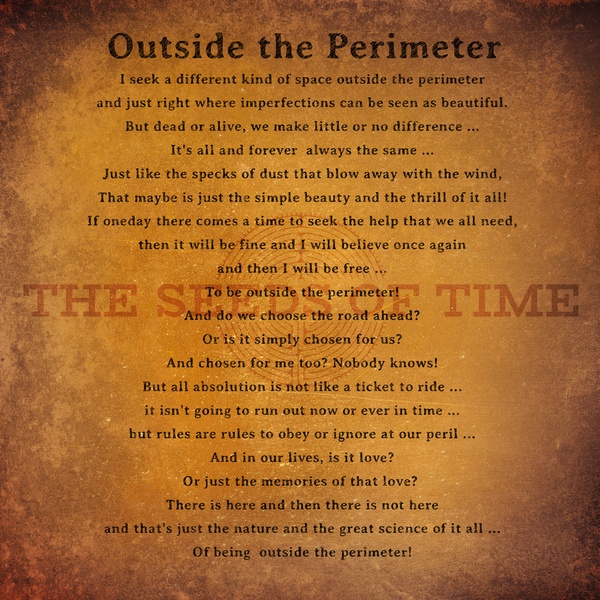 Art for upcoming album Outside the Perimeter by The Seeds of Time